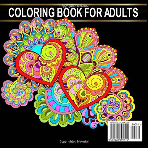 Adult Coloring Books - Art Theraphy For The Mind Vol 8