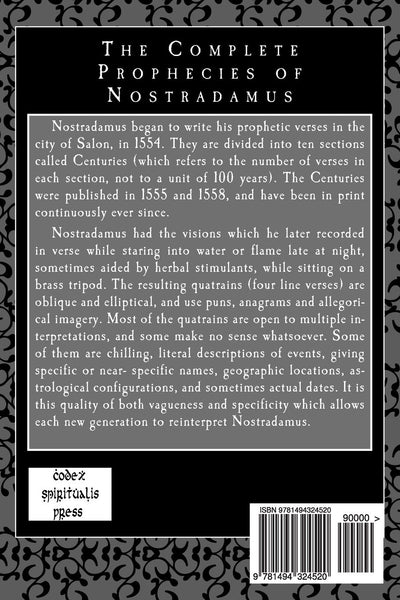 The Complete Prophecies of NostradamusBy Nostradamus