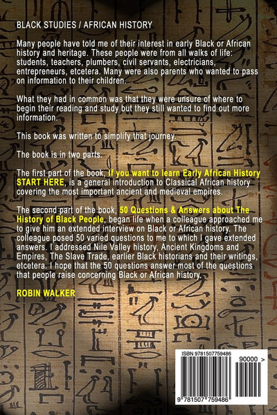If you want to learn Early African History START HERE