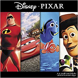 Disney PIXAR 2018 Wall Calendar
