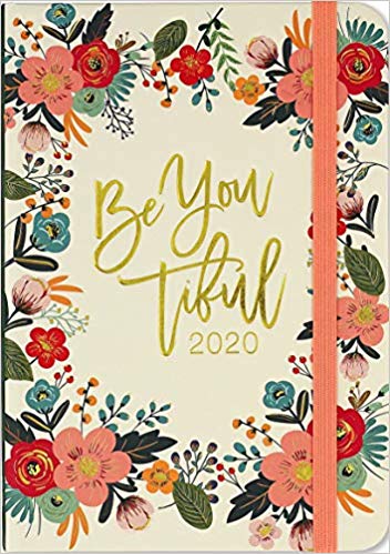 2020 Floral Frame (''BeYoutiful'') Weekly Planner (16-Month Engagement Calendar) Hardcover