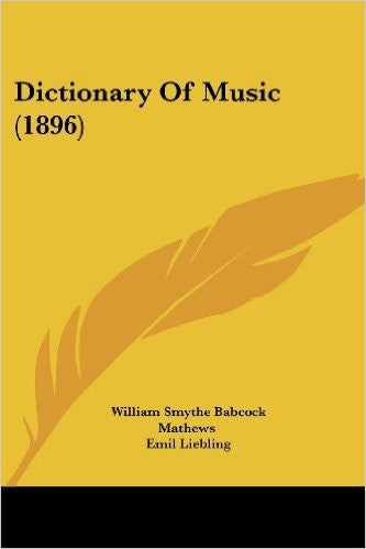 Dictionary of Music (1896)