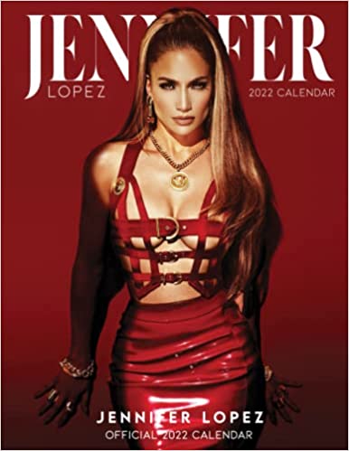 Jennifer Lopez 2022 Calendar: Jennifer Lopez 2022 Planner with Monthly Tabs and Notes Section, Jennifer Lopez Monthly Square Calendar with 18 Exclusive Photos Paperback