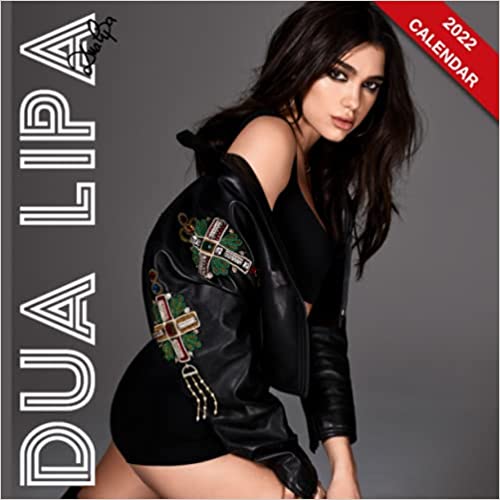 Dua Lipa 2022 Calendar: Squared Monthly Calendar Mini Planner 12 Months 2022 bonus September to December 2021 , Music Pop Singer Songwriter Celebrity Official Photos Paperback