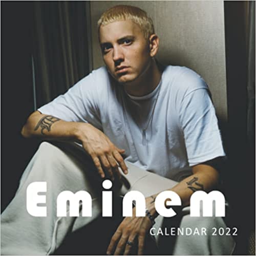 Eminem 2022 Calendar: Squared Monthly Calendar Mini Planner 12 Months 2022 bonus September to December 2021 , Rapper Songwriter Celebrity Official Photos