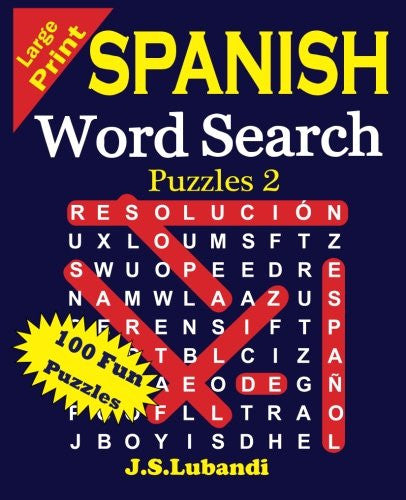 Large Print Spanish Word Search Puzzles 2