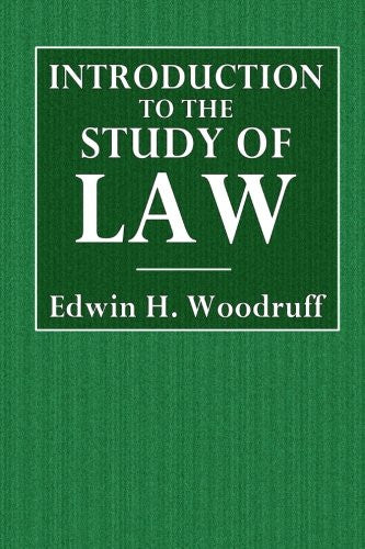 Introduction to the Study of Law