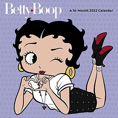 2022 Betty Boop Wall Calendar, 12x12 16-Month