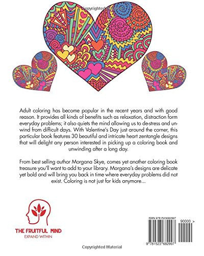 Featuring 30 Beautiful Valentine Heart Zentangles V11