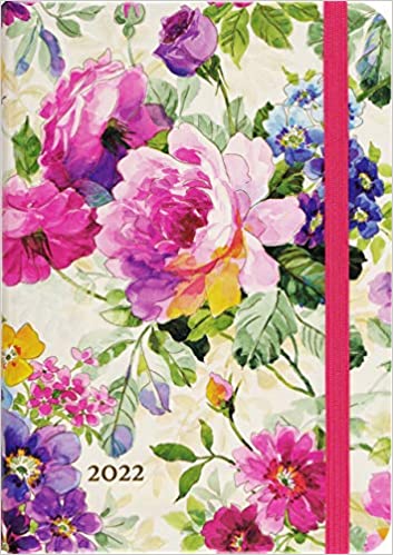 2022 Peony  Garden Weekly Planner (16-Month Engagement Calendar) Hardcover