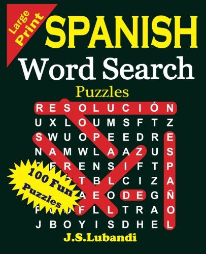 Large Print Spanish Word Search Puzzles 1