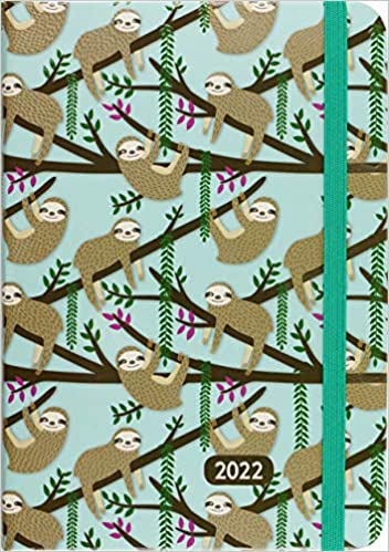 2022 Sloths Weekly Planner (16-Month Engagement Calendar) Hardcover