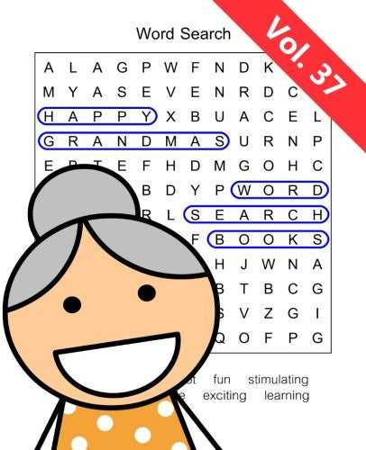 Happy Grandma's Word Search Books Vol 37