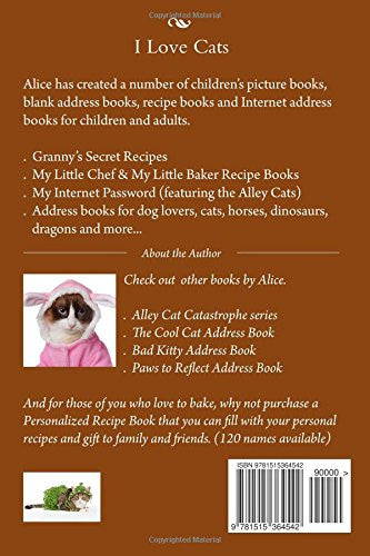 I Love Cats Address-Book