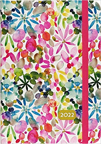 2022 Watercolor Garden Weekly Planner (16-Month Engagement Calendar) Hardcover