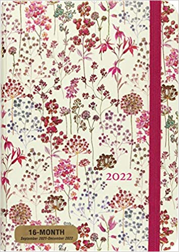 2022 Wildflower Meadow Weekly Planner (16-Month Engagement Calendar) Hardcover