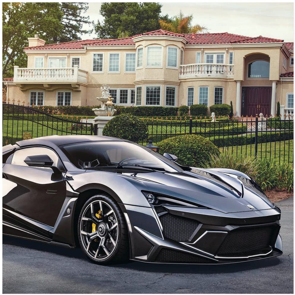 Exotic Cars - 2022 Lightweight Wall Calendars by Yellofinch - 10.5 x 18.25” (Open) - The Need for Speed