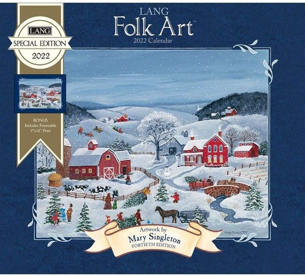 The Lang Companies, Lang Folk Art 2022 Special Edition Wall Calendar