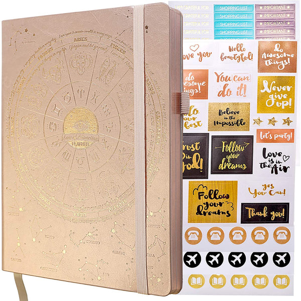 Law of Attraction Planner 2021-2022 Weekly and Monthly, a 16-MONTH Productivity Planner, Hourly Planner And Work Planner for Productivity & Happiness, Adhd Planner and Stickers