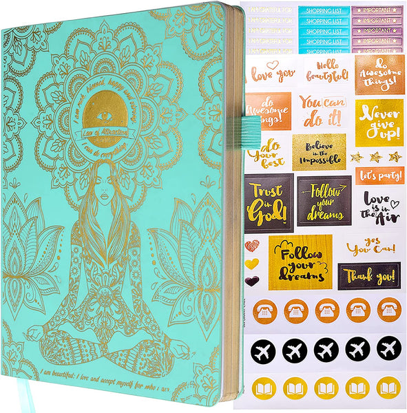 Law of Attraction Planner 2021-2022 Weekly and Monthly, a 16-MONTH Productivity Planner, Hourly Planner And Work Planner for Productivity & Happiness, Adhd Planner and Stickers