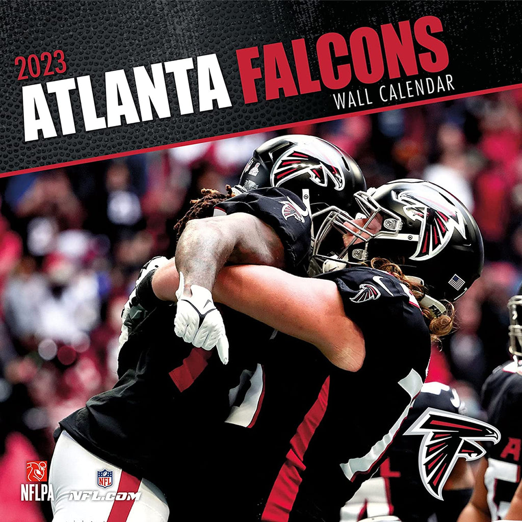 Turner Licensing NFL Atlanta Falcons Monthly Wall Calendar, 12” x 24”, Made with exceptional quality, 12x12 calendar! (September 2021 through December 2022)