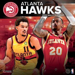 Turner Licensing NBA Atlanta Hawks Monthly Wall Calendar, 12” x 24”, Made with exceptional quality, the 12x12  (September 2021 through December 2023)