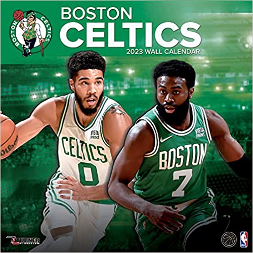 Turner Licensing NBA Boston Celtics Monthly Wall Calendar, 12” x 24”, Made with exceptional quality, the 12x12  (September 2021 through December 2023)