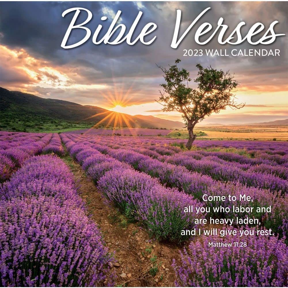 Bible Verses 2023 Wall Calendar