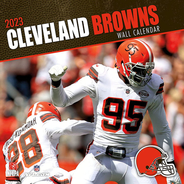 Turner Licensing Cleveland Browns NFL Monthly Wall Calendar, 12” x 24”, Made with exceptional quality, the 12x12 calendar! (September 2021 through December 2022)