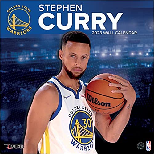 Golden State Warriors Stephen Curry 2023 12x12 Player Wall Calendar