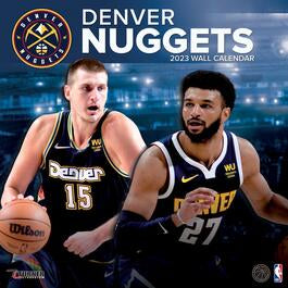 Turner Licensing NBA Denver Nuggets Monthly Wall Calendar, 12” x 24”, Made with exceptional quality, the 12x12  (September 2021 through December 2023)