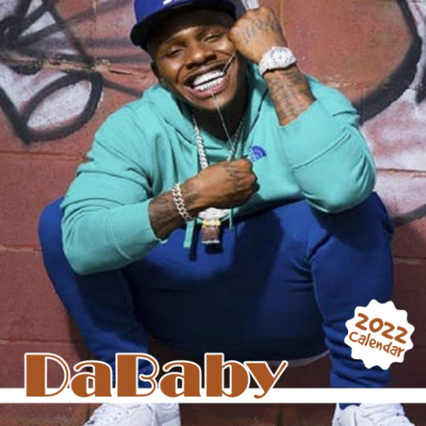 DaBaby Calendar 2022: Music Calendar 2022 - Gifts For Fans - December 2022 OFFICIAL Squared Monthly Calendar, 12 Months | BONUS 4 Months 2021