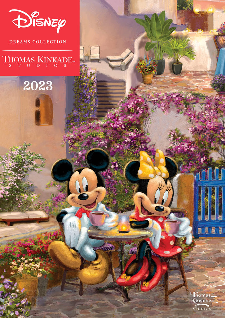 Disney Dreams Collection by Thomas Kinkade Studios: 12-Month 2023 Monthly/Weekly