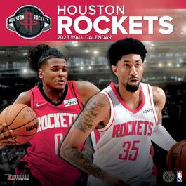 Turner Licensing NBA Houston Rockets Monthly Wall Calendar, 12” x 24”, Made with exceptional quality, the 12x12  (September 2021 through December 2023)