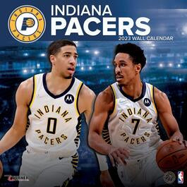 Turner Licensing NBA Indiana Pacers Monthly Wall Calendar, 12” x 24”, Made with exceptional quality, the 12x12  (September 2021 through December 2023)