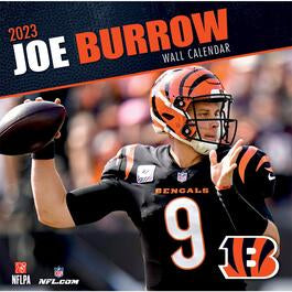 Cincinnati Bengals Joe Burrow 2023 12x12 Player Wall Calendar