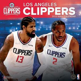 Turner Licensing NBA Los Angeles Clippers Monthly Wall Calendar, 12” x 24”, Made with exceptional quality, the 12x12  (September 2021 through December 2023)