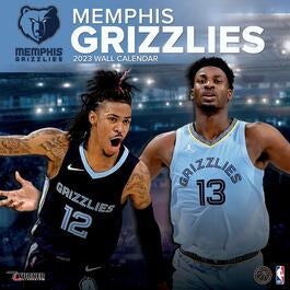 Turner Licensing NBA Memphis Grizzlies Monthly Wall Calendar, 12” x 24”, Made with exceptional quality, the 12x12  (September 2021 through December 2023)