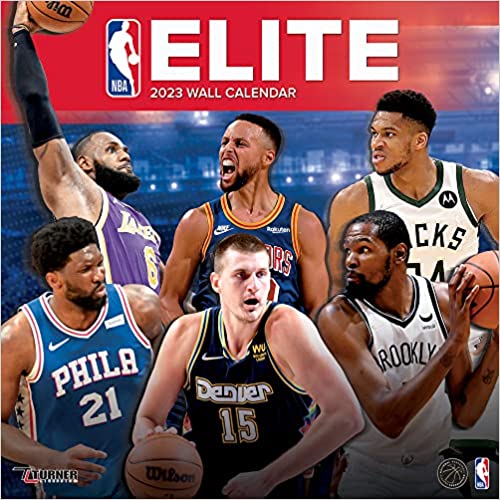 TURNER SPORTS NBA Elite 2023 12X12 Wall Calendar