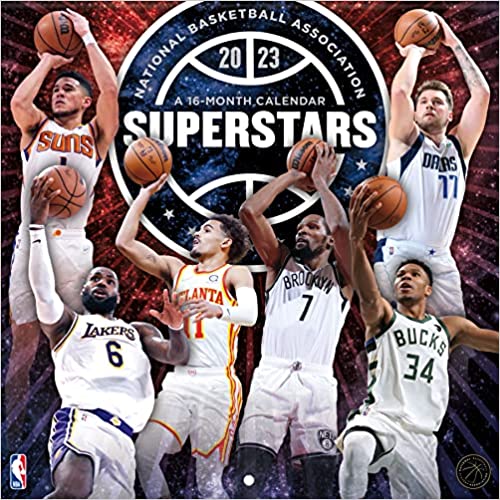 NBA Superstars Wall Calendar