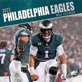 Turner Licensing Philadelphia Eagles NFL Monthly Wall Calendar, 12” x 24”, Made with exceptional quality, the 12x12 calendar! (September 2021 through December 2022)