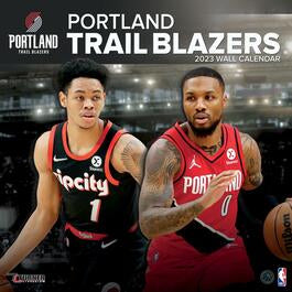 Turner Licensing NBA Portland Trail Blazers Monthly Wall Calendar, 12” x 24”, Made with exceptional quality, the 12x12  (September 2021 through December 2023)