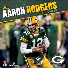 Turner Licensing Aaron Rodgers Green Bay Packers NFL Monthly Wall Calendar, 12” x 24”, Made with exceptional quality, the 12x12 calendar! (September 2021 through December 2022)