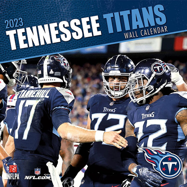 Turner Licensing Tennessee Titans NFL Monthly Wall Calendar, 12” x 24”, Made with exceptional quality, the 12x12 calendar! (September 2021 through December 2022)