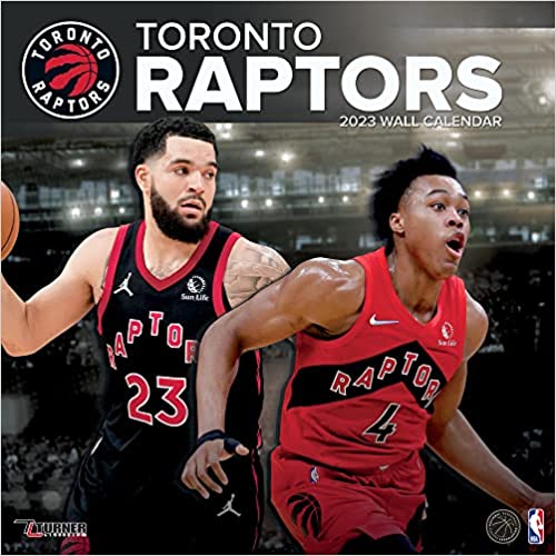 Turner Licensing NBA Toronto Raptors Monthly Wall Calendar, 12” x 24”, Made with exceptional quality, the 12x12  (September 2021 through December 2023)