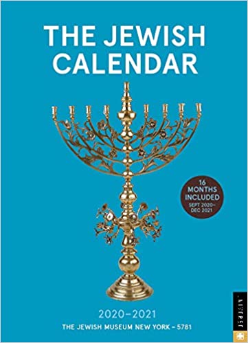 The Jewish Calendar 2020-2021 16-Month Engagement Calendar: Jewish Year 5781