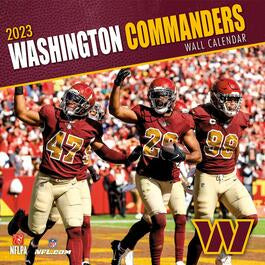 Turner Licensing Washington Football Team NFL Monthly Wall Calendar, 12” x 24”, Made with exceptional quality, the 12x12 calendar! (September 2021 through December 2022)