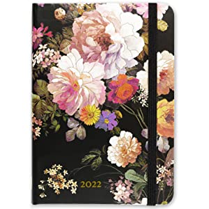 2022 Midnight Floral Weekly Planner (16-Month Engagement Calendar) Hardcover